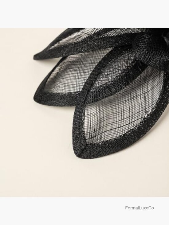 Natural Sinamay Linen Fascinator Hat Headband Clip Wedding Tea Party Derby